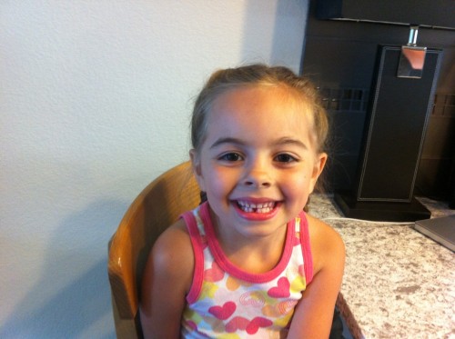 Penelope lost her first tooth while in Boulder! 