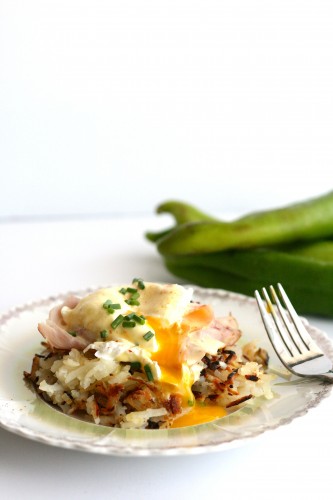 Hatch Chile Hashbrowns Benedict