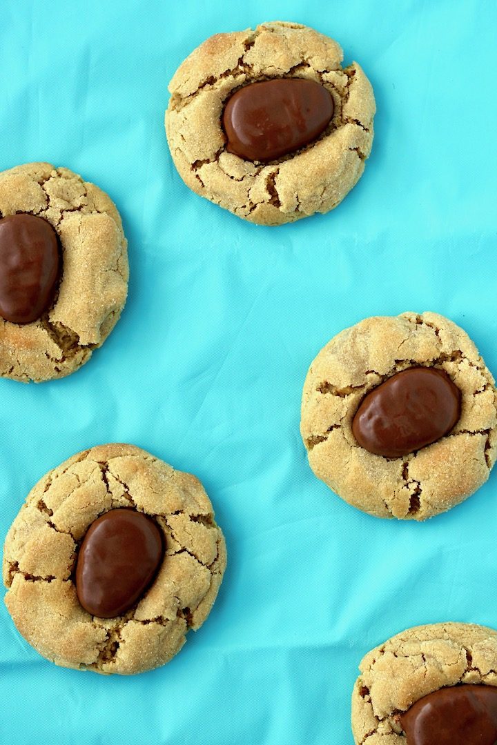 Easter Peanut Butter Blossoms