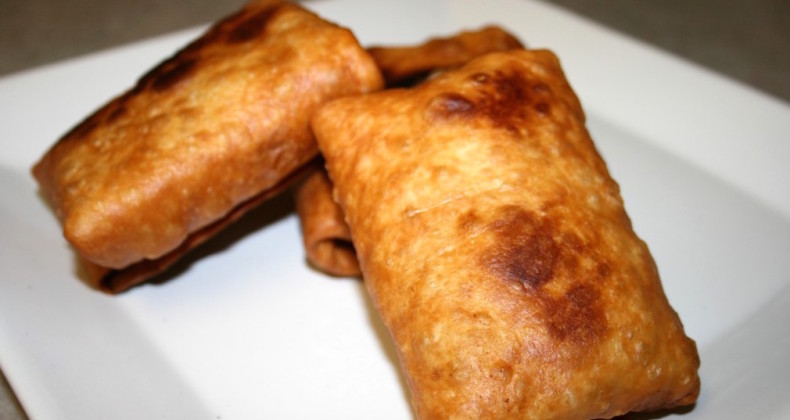 Chipotle Chicken Chimichangas - The Tasty Bite