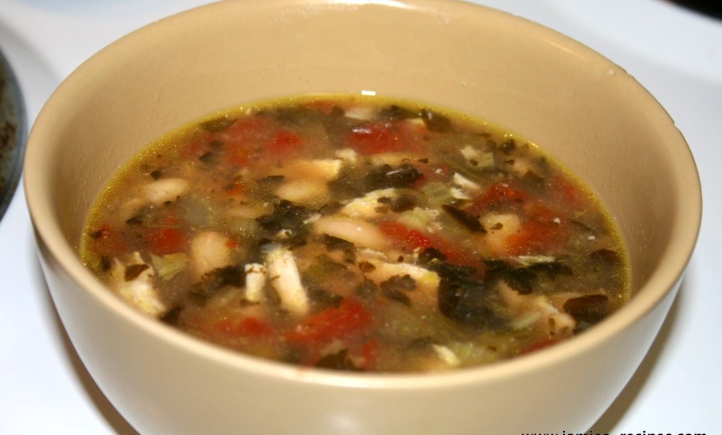 Lemon Ginger Turmeric Chicken and Rice Soup - Closet Cooking