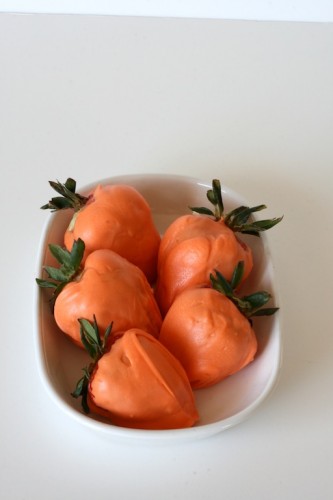 Chocolate Covered Strawberry "Carrots" | Jamie's Recipes