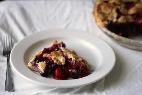 Triple Berry Pie via Jamie's Recipes