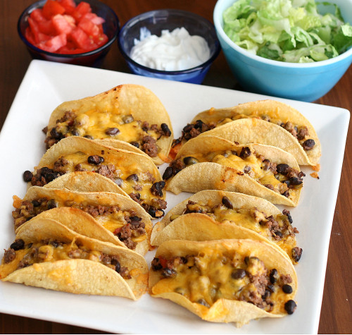 Oven Baked Tacos via Jamie's Recipes