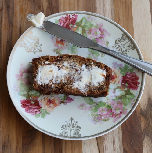 Browned Butter Cinnamon Chip Banana Bread