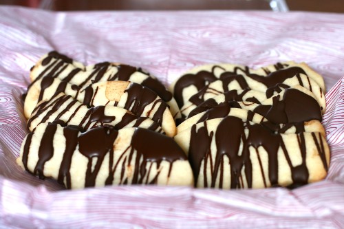 Chocolate Drizzled Shortbread