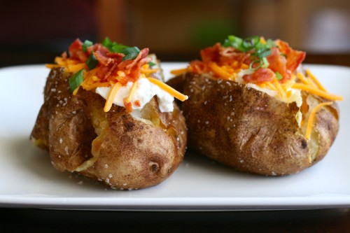 Steakhouse Style Baked Potato - Tastes Lovely