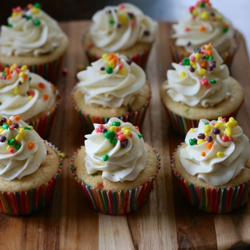 Lemon Nerds Cupcakes