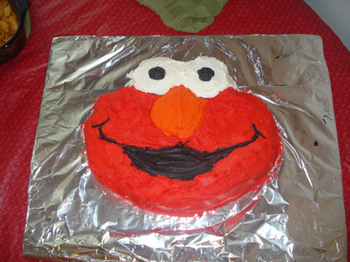 Elmo Cake