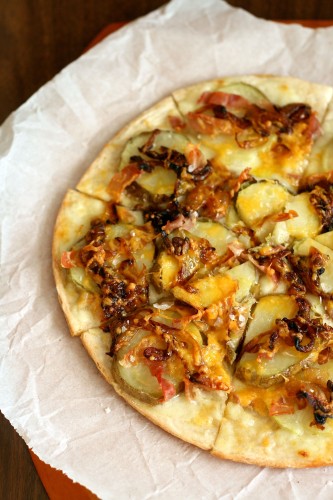 Prosciutto Potato Pizza