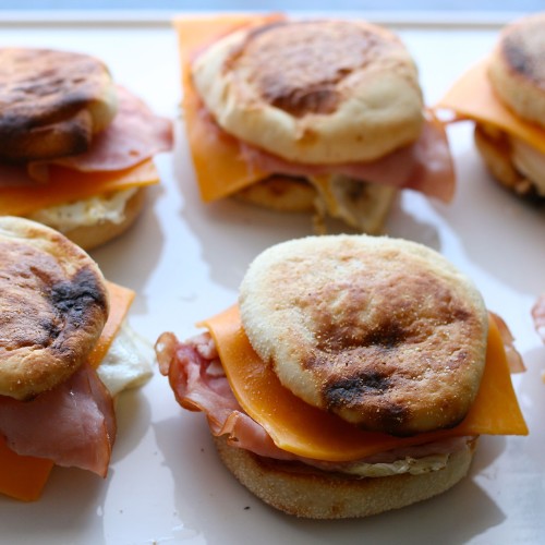 English Muffin Breakfast Sandwich