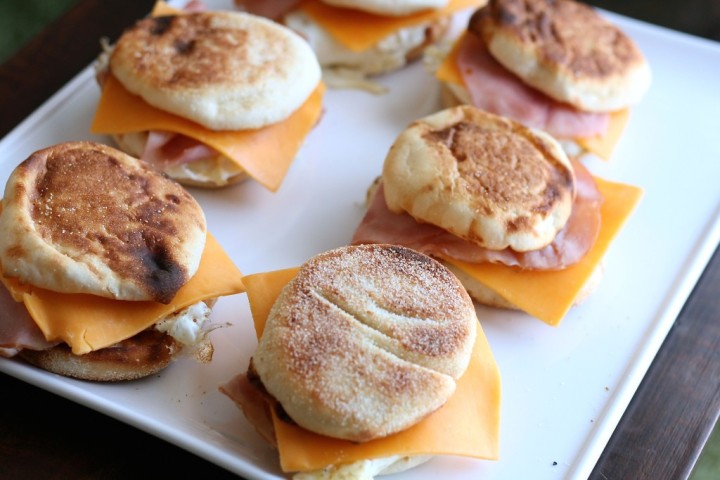 English Muffin Breakfast Sandwich 