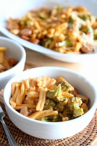 One Pot Chicken Sausage Pasta