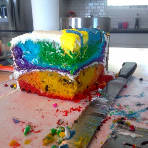 Rainbow-Cake