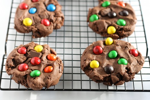 Brown Butter Chocolate Chip M&M Cookies - Sarcastic Cooking