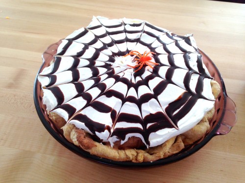 Spooky French Silk Pie