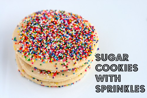 Sugar Cookies with Sprinkles