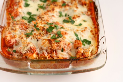 Chicken (Turkey) Parmesan Casserole