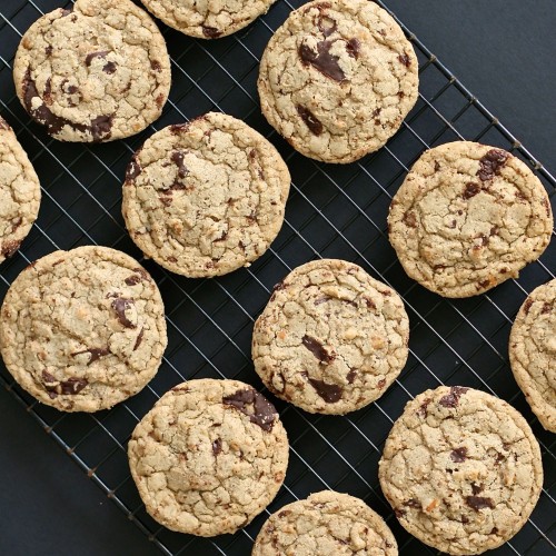 Chocolate Chip Pretzel Toffee Cookies