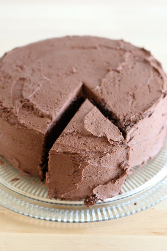 Chocolate Layer Cake with Whipped Chocolate Frosting