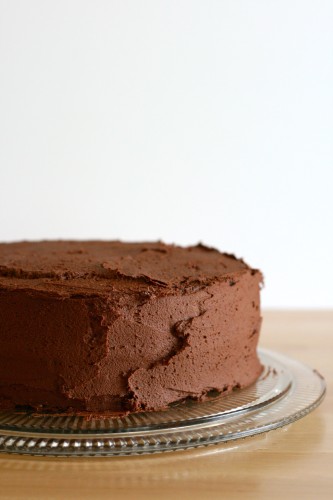 Chocolate Layer Cake with Whipped Chocolate Frosting