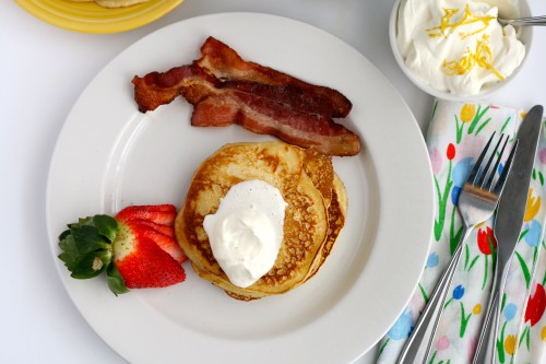 Lemon Ricotta Pancakes