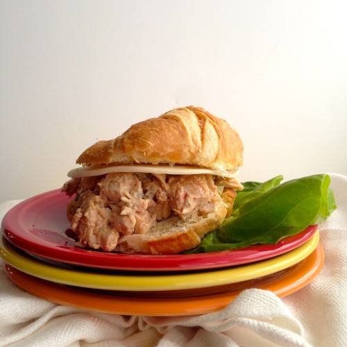 Sun Dried Tomato Chicken Salad Sandwich -Homemade Paleo Mayo makes it the best! 