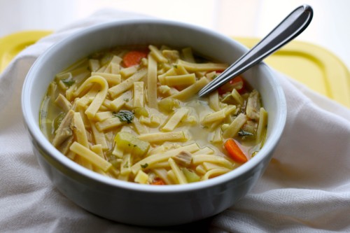 Lemon Chicken Noodle Soup