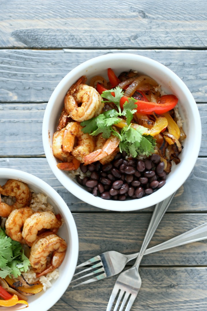 Shrimp Fajita Bowls