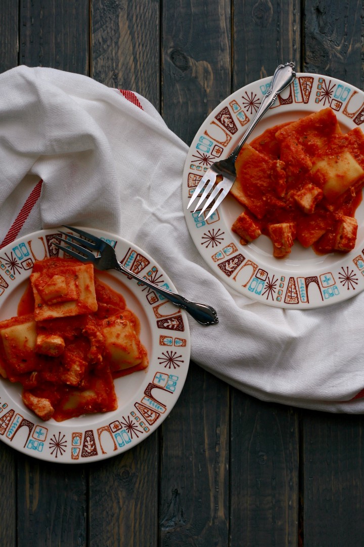 Chicken Ravioli -ready in 15 minutes