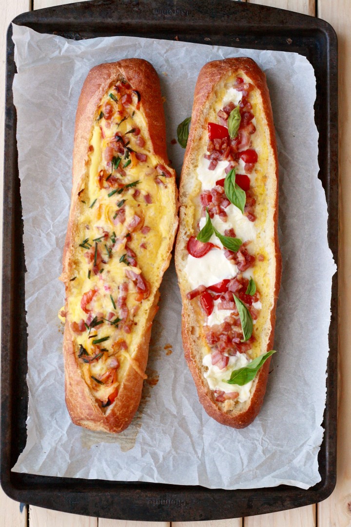 Baked Egg Boats