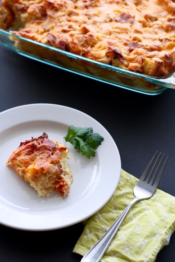 Bacon and Cheese Egg Bake