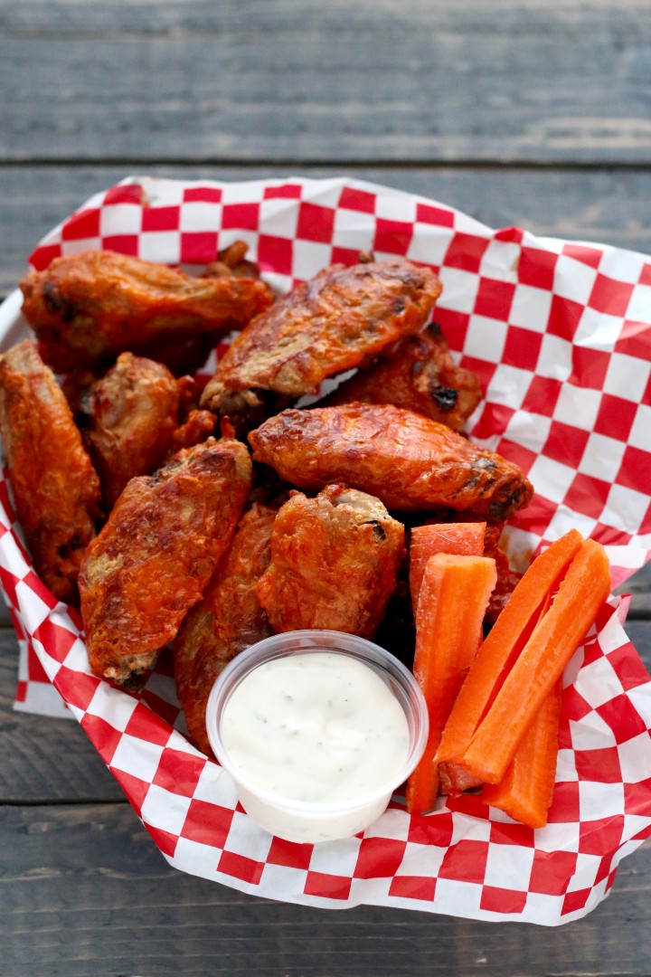 Crispy Baked Hot Wings