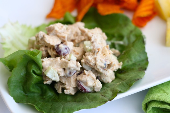 Dijion and Grape Chicken Salad