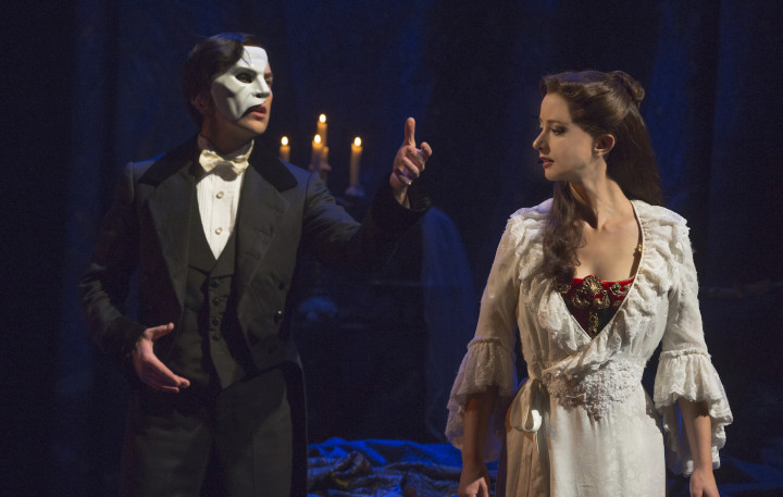 THE PHANTOM OF THE OPERA 5 - Chris Mann and Katie Travis - photo Matthew Murphy copy