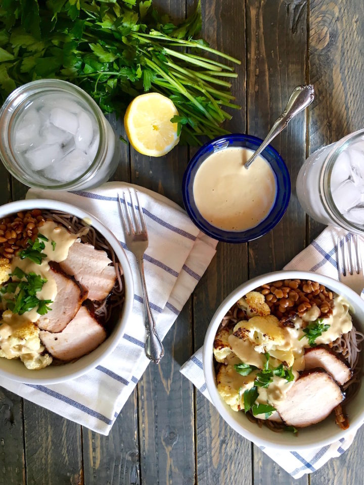 Pork Soba Noodle Bowl