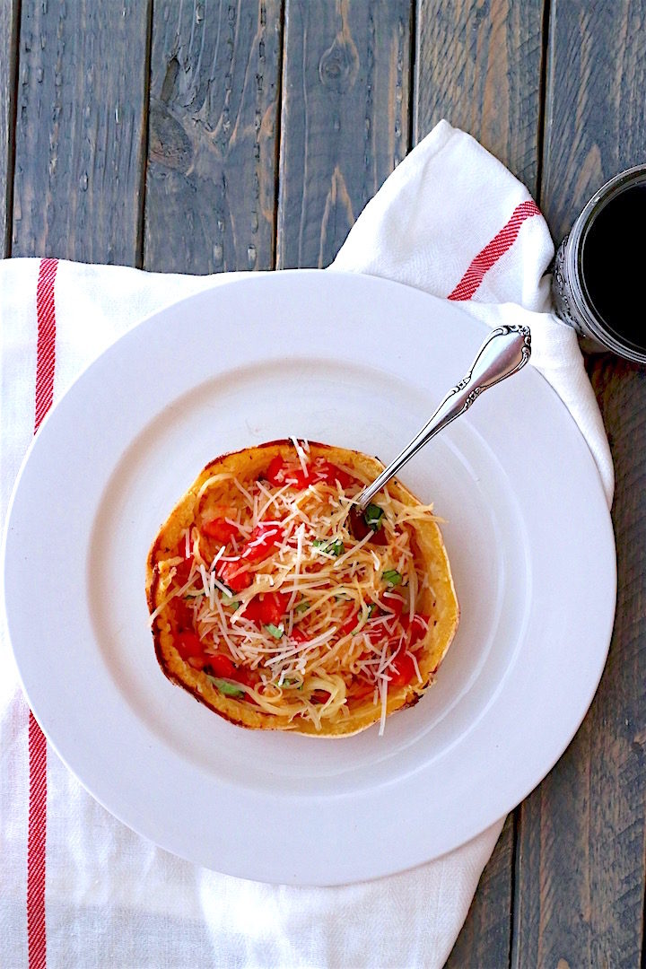 Spaghetti Squash Bruschetta